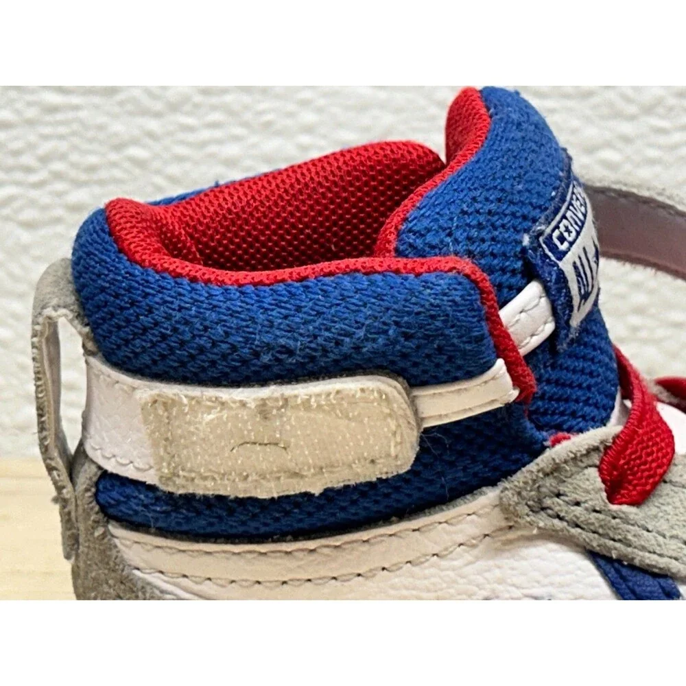 Converse All Star Pro Blaze Strap Leather High Top Sneakers Kids Size 5